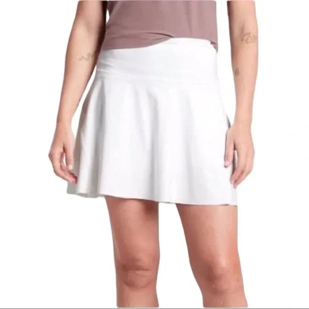 Athleta Match Point Skort, White, Size M, S/487498